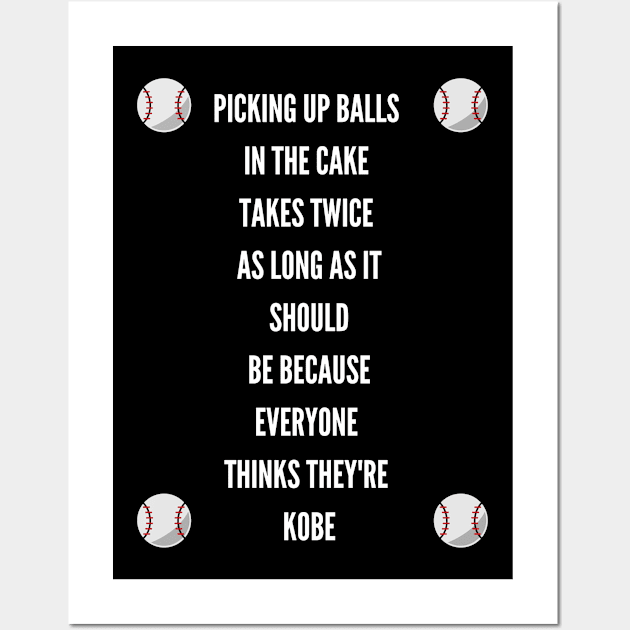 Baseball Gift for Player or Coach Wall Art by MadArting1557